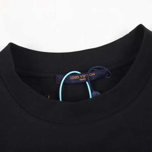 T-shirt Louis Vuitton x Supreme Graffiti Black SP027 - Image 8