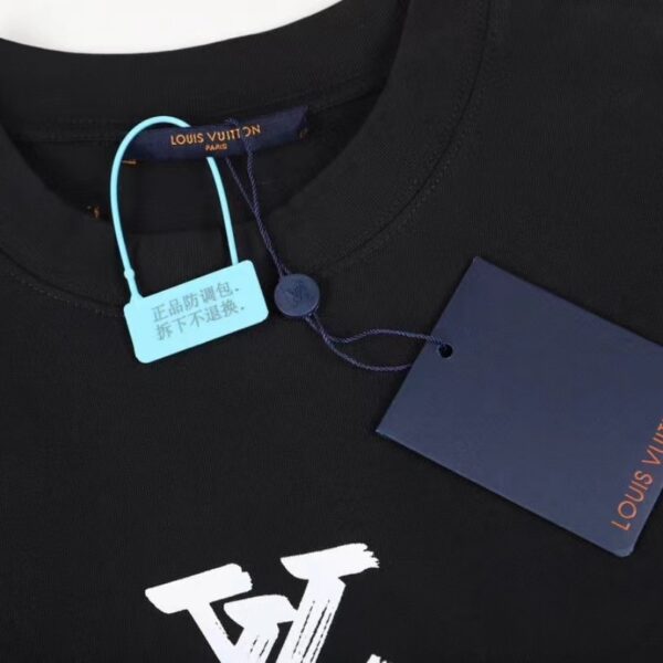 T-shirt Louis Vuitton x Supreme Graffiti Black SP027 - Image 9