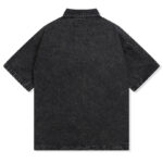 Shirt Prada Black Denim Button-Up Logo PD041 - Image 2