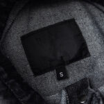 Shirt Prada Black Denim Button-Up Logo PD041 - Image 7