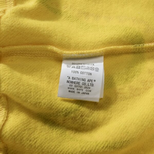 Hoodie Yellow Shark Camo Bape Full-Zip BP002 - Image 15