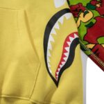 Hoodie Yellow Shark Camo Bape Full-Zip BP002 - Image 9