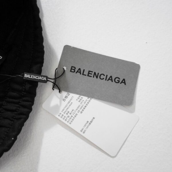 Shorts Balenciaga Balen Ciaga Print Black BL038 - Image 7
