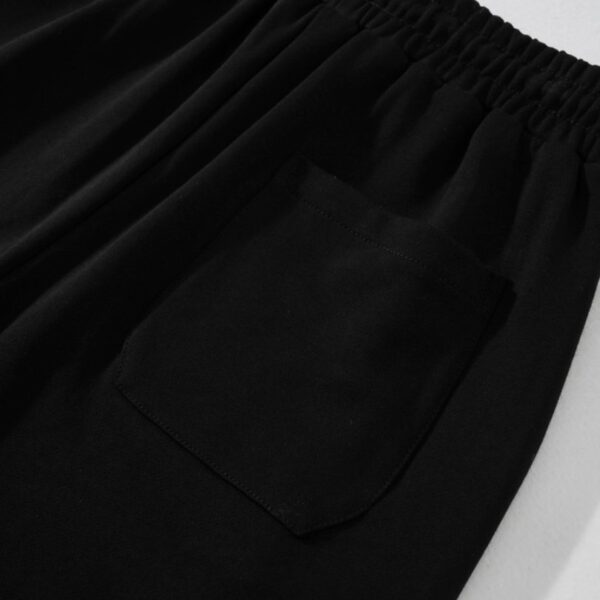 Shorts Balenciaga Balen Ciaga Print Black BL038 - Image 6