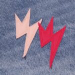 Jeans Denim Lightning Bolt Print CH045 - Image 4