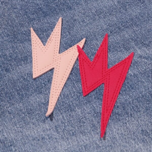 Jeans Denim Lightning Bolt Print CH045 - Image 4