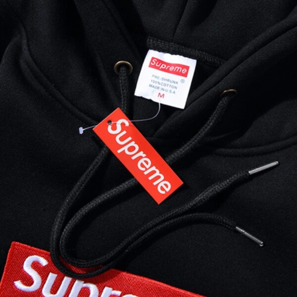 Hoodie Supreme Box Logo Black SP009 - Image 12
