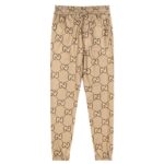 Pants Gucci Monogram Beige Joggers GC052 - Image 2
