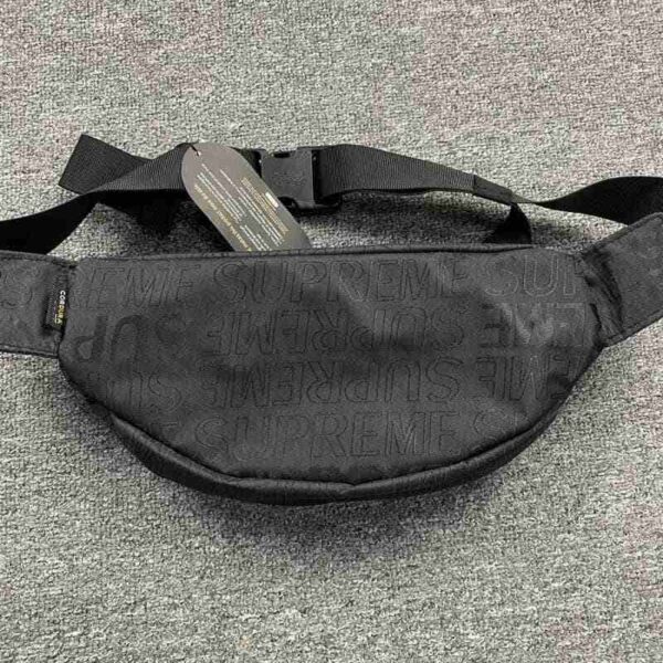 Supreme Waist Bag Black (SS19) - Image 3