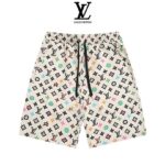 Set Louis Vuitton Multicolor Monogram Shirt and Shorts LV009 - Image 3