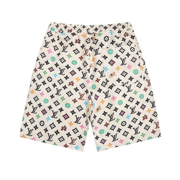 Set Louis Vuitton Multicolor Monogram Shirt and Shorts LV009 - Image 5