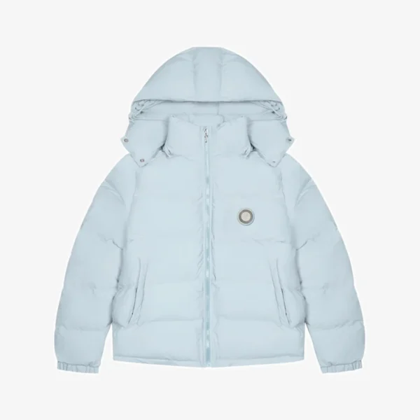 Jacket Puffer Trapstar Irongate Hooded Ice Blue - Image 2