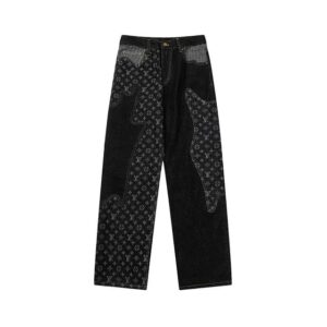 Jeans Louis Vuitton x Nigo Monogram Patchwork Denim