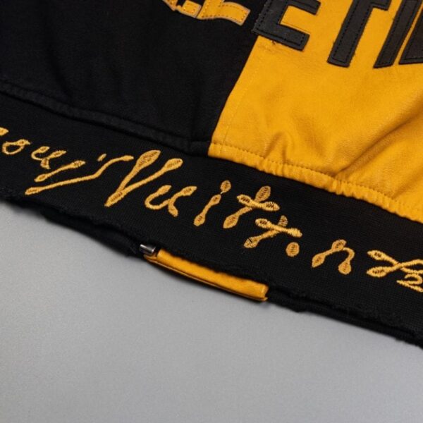 Jacket Louis Vuitton LV Malletier Black Yellow LV072 - Image 7