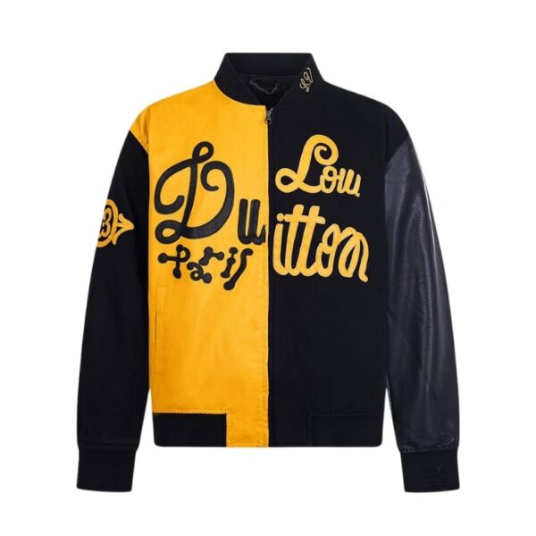 Jacket Louis Vuitton LV Malletier Black Yellow LV072 - Image 1