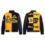 Jacket Louis Vuitton LV Malletier Black Yellow LV072 - Image 4