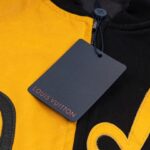 Jacket Louis Vuitton LV Malletier Black Yellow LV072 - Image 10