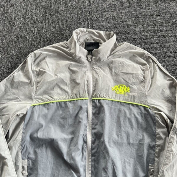 Set Syna Gray and Yellow Track Jacket and Pants SN002 - Image 6