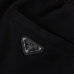 Pants Joggers Prada Black Milano Logo PD052 - Image 5