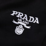 Pants Joggers Prada Black Milano Logo PD052 - Image 4