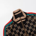 Jacket Track Gucci GG Monogram Black GC105 - Image 6