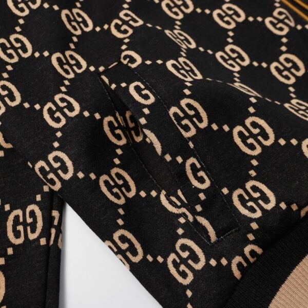 Jacket Track Gucci GG Monogram Black GC105 - Image 5