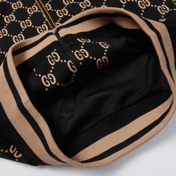 Jacket Track Gucci GG Monogram Black GC105 - Image 8