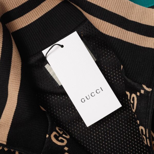 Jacket Track Gucci GG Monogram Black GC105 - Image 12