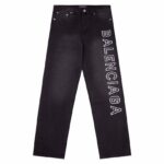 Jeans Balenciaga BB Logo Blue BL047