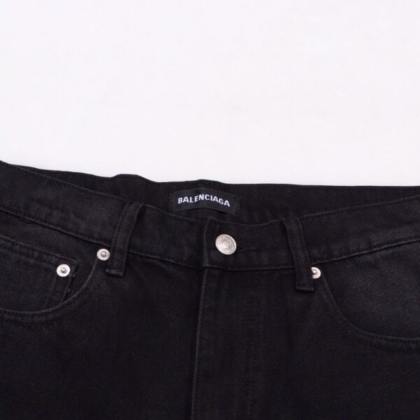 Jeans Balenciaga BB Logo Blue BL047 - Image 5