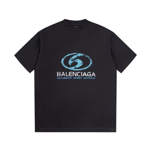 T-shirt Balenciaga Authentic Sport Black BL034 - Image 1