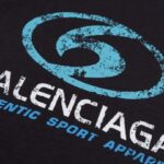 T-shirt Balenciaga Authentic Sport Black BL034 - Image 5