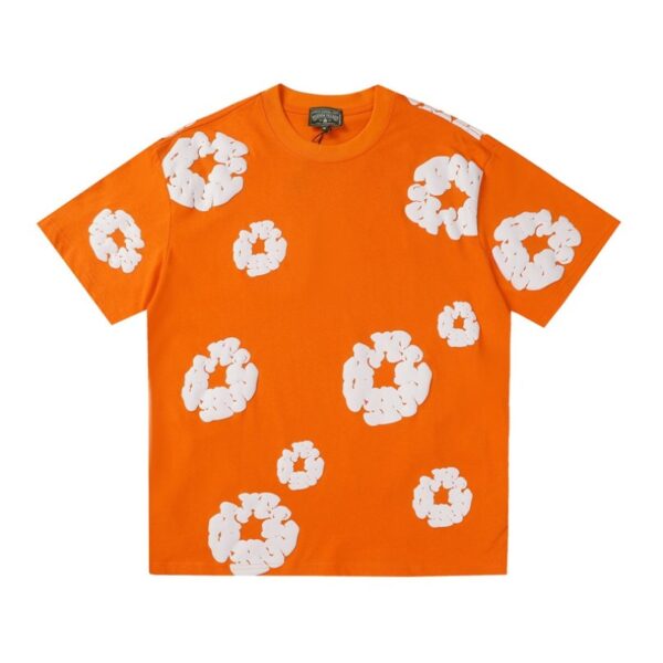 T-shirt Denim Tears White Clouds Orange - Image 1