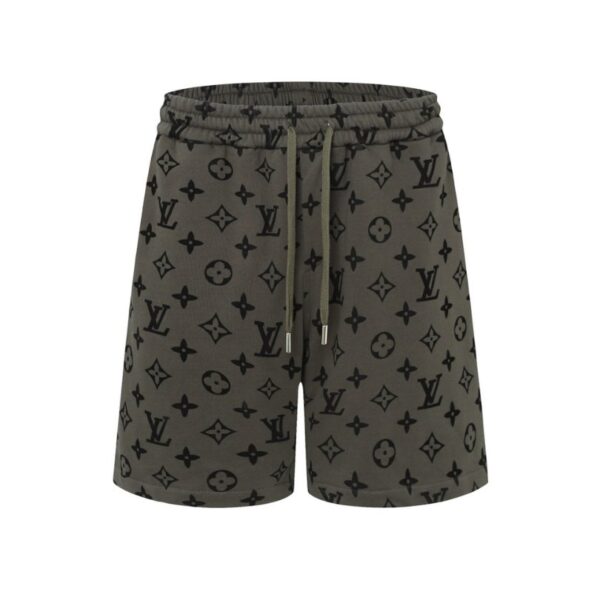 Shorts Louis Vuitton Monogram Olive Green - Image 1