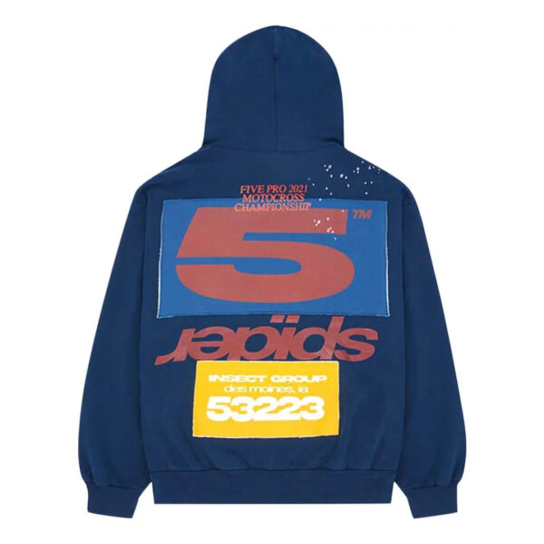 Hoodie Sp5der Adult Sweatshirt Navy - Image 1