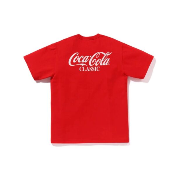 T-shirt BAPE Coca-Cola Red Collaboration BP069 - Image 3