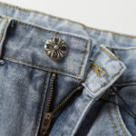 Jeans Chrome Hearts Multicolor Cross Patch CH022 - Image 5