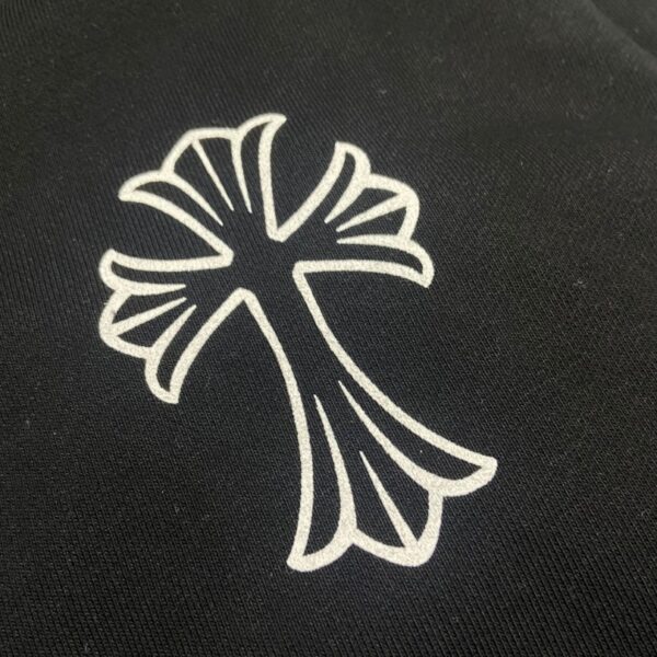 Hoodie Chrome Hearts Cross Zip Black CH064 - Image 5