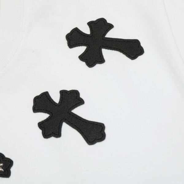 T-shirt Chrome Hearts Cross White CH011 - Image 7