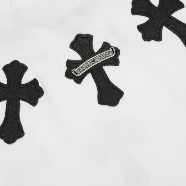 T-shirt Chrome Hearts Cross White CH011 - Image 5