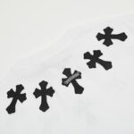 T-shirt Chrome Hearts Cross White CH011 - Image 4