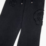 Pants Denim Chrome Hearts Cross Embroidered CH069 - Image 4