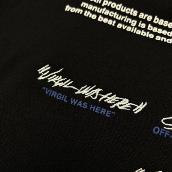 Hoodie Off-White Arrows Graphic Black OFF018 - Image 8
