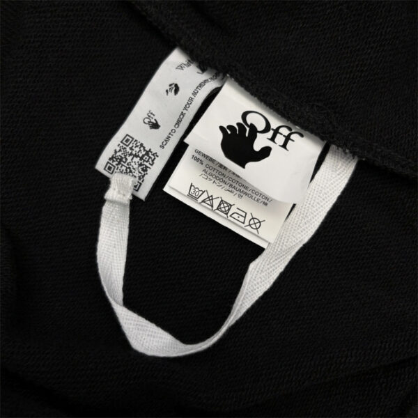 Hoodie Off-White Arrows Graphic Black OFF018 - Image 11
