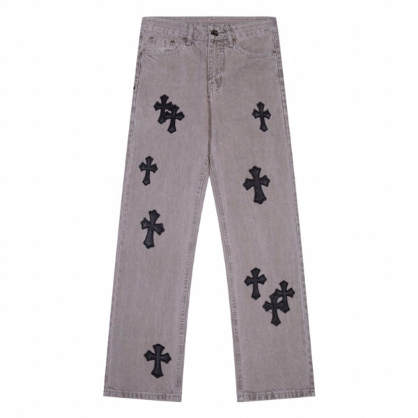 Jeans Chrome Hearts Cross Patch CH035 - Image 1