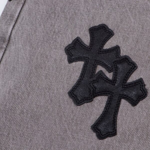 Jeans Chrome Hearts Cross Patch CH035 - Image 6