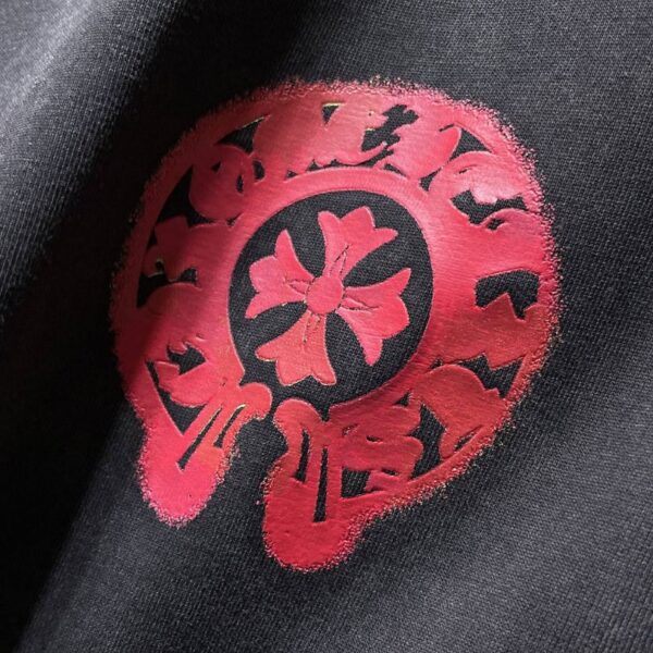 T-shirt Chrome Hearts Cross Graphic Print CH070 - Image 5