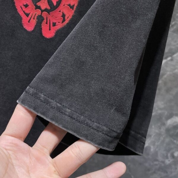 T-shirt Chrome Hearts Cross Graphic Print CH070 - Image 8