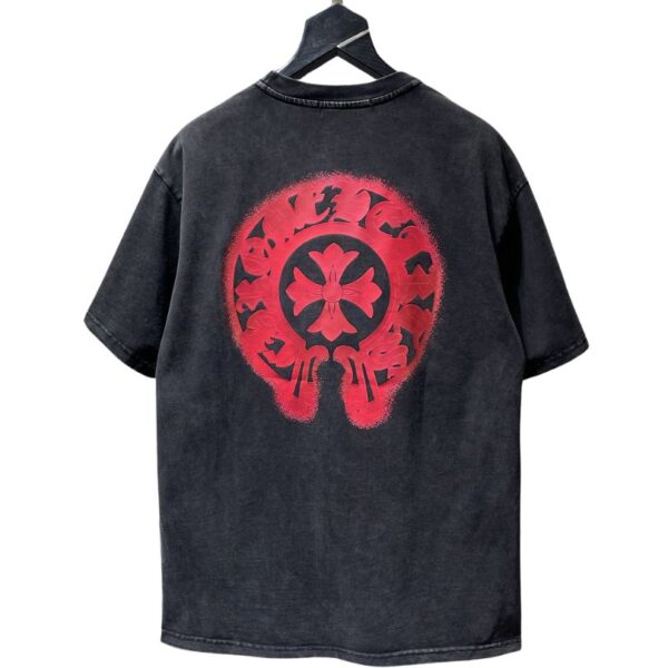 T-shirt Chrome Hearts Cross Graphic Print CH070 - Image 2