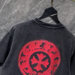 T-shirt Chrome Hearts Cross Graphic Print CH070 - Image 6